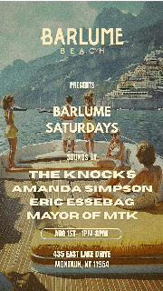 The Knocks / Mayor Of Montauk / Amanda Simpson / Eric Essebag in Montauk