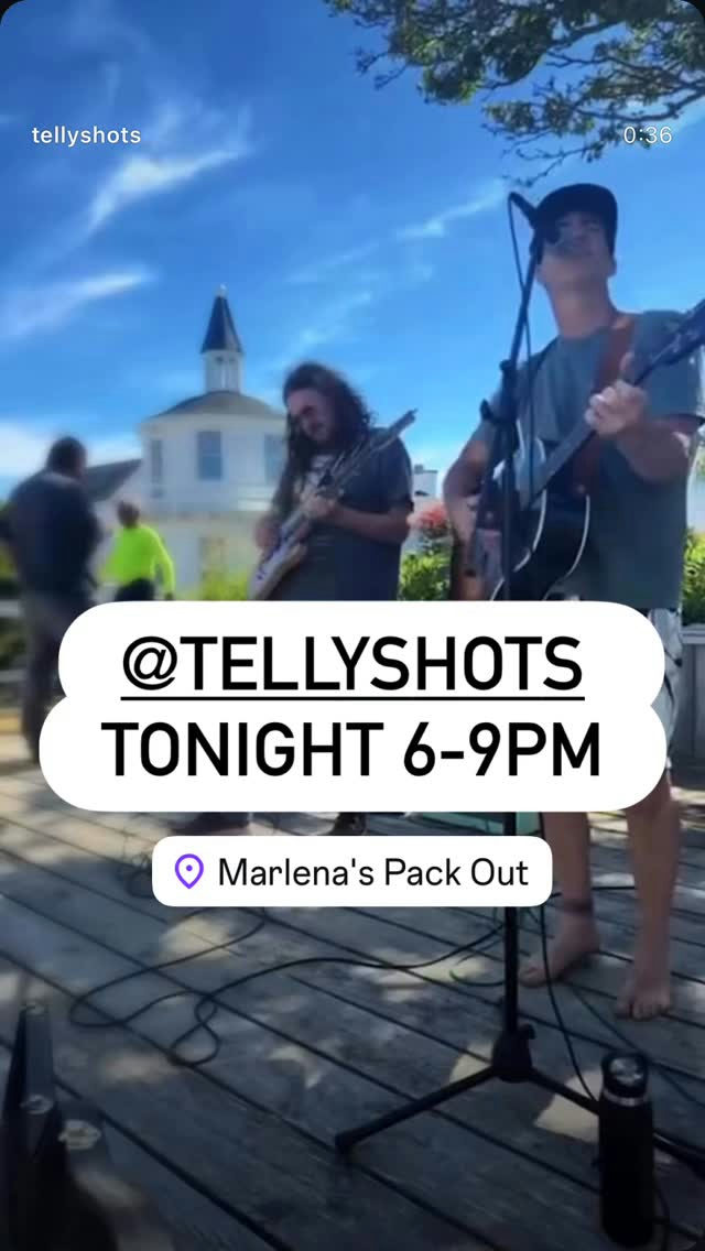 Flyer for Telly Shots at Marlena's Pack Out (Liar's)