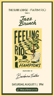 Farm Rio Jazz Brunch: Barbara Fialho in Montauk