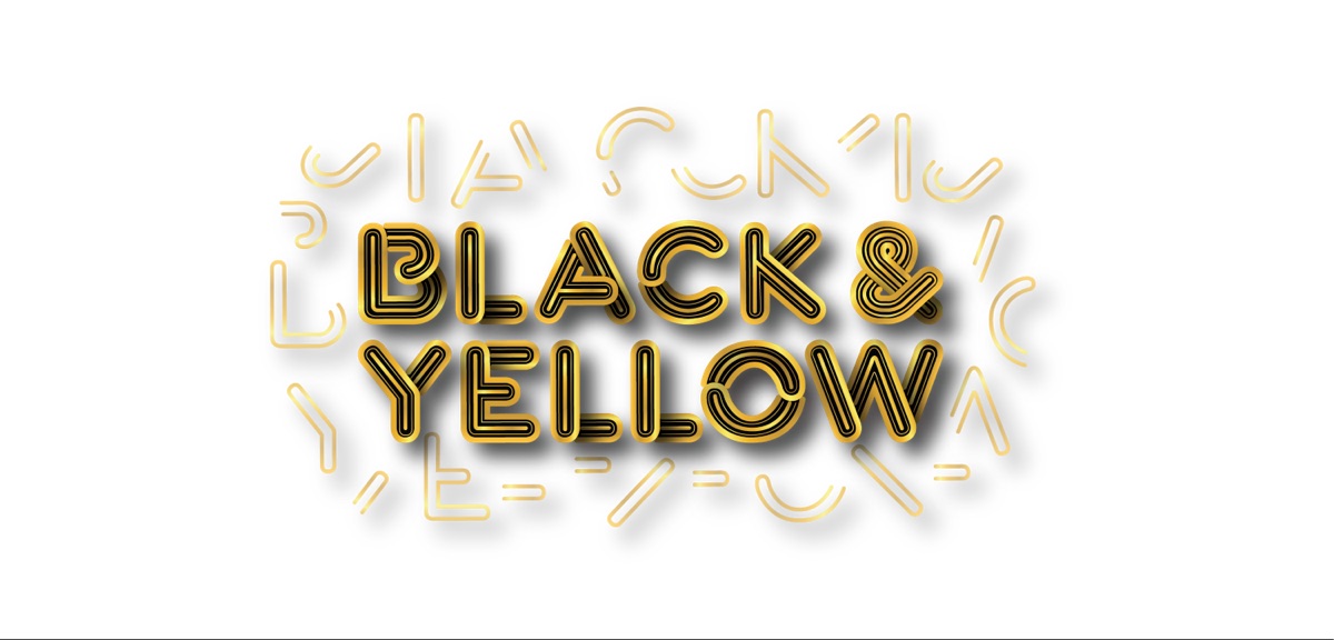 Flyer for Industry Night w/ Black & Yellow at Stephen Talkhouse