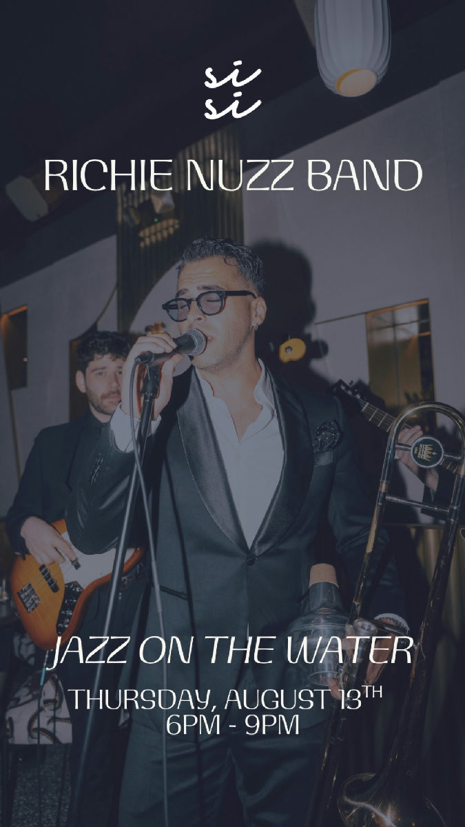 Flyer for Richie Nuzz Band at Si Si