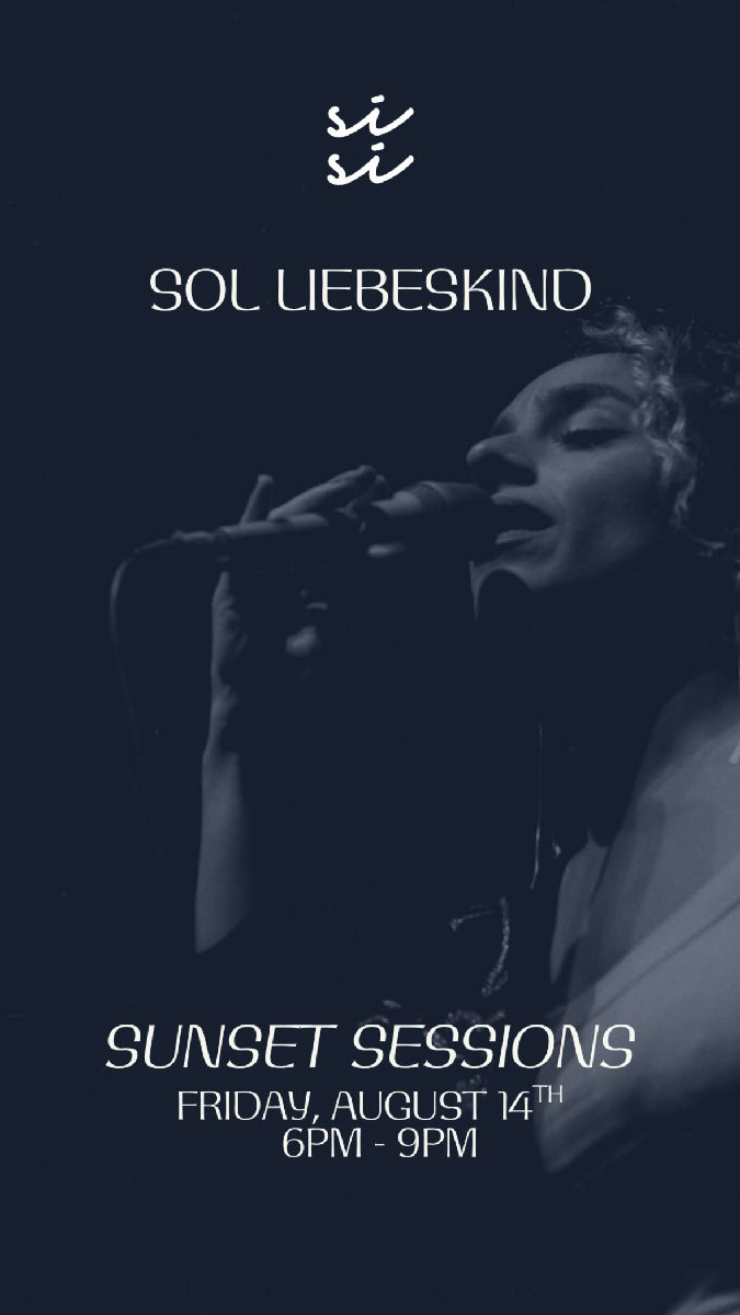 Flyer for Sol Liebeskind at Si Si
