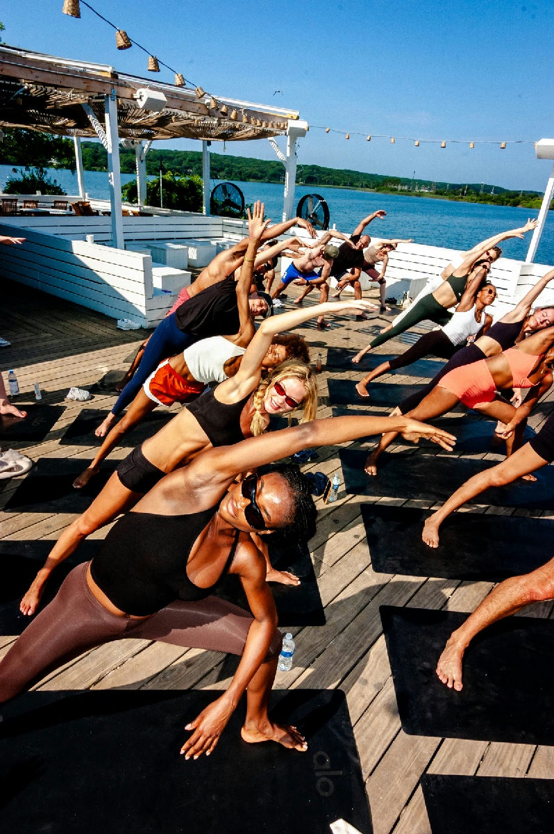 Flyer for ATEAM Wellness Series at The Surf Lodge at The Surf Lodge