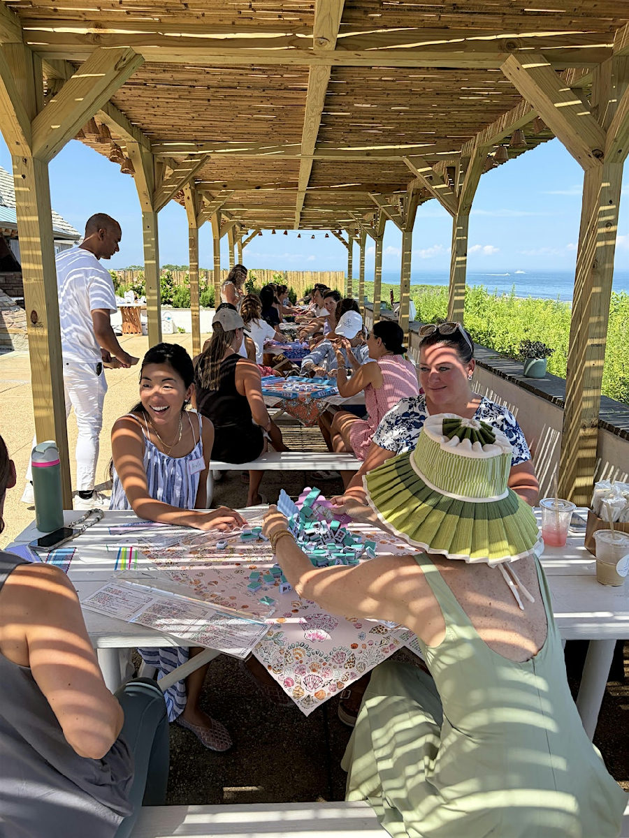 Flyer for Mahjong Open Play with Montauk Mahj at The Lighthouse Café