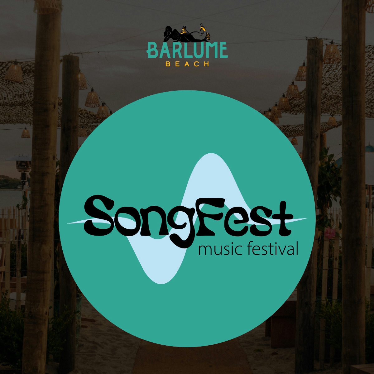 Flyer for Songfest at Barlume Beach
