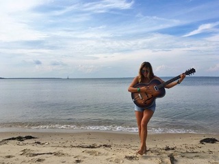 Annie Trezza in Montauk