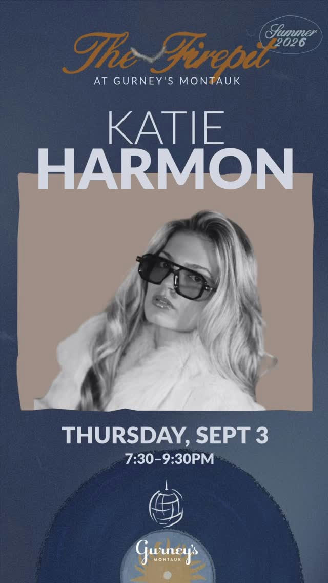 Flyer for KATIE HARMON at Firepit (Gurney's)