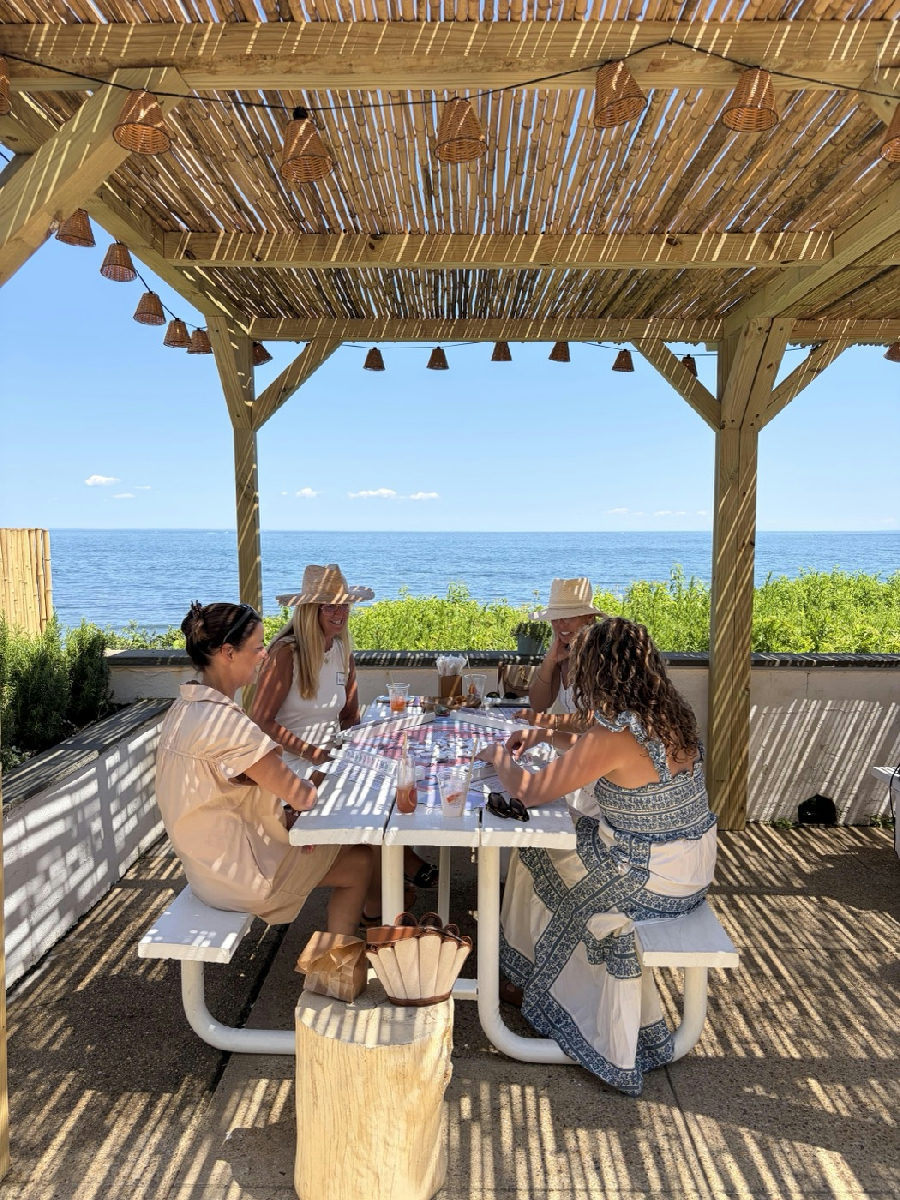 Flyer for Mahjong Open Play w/ Montauk Mahj – Labor Day Weekend Kickoff at The Lighthouse Café