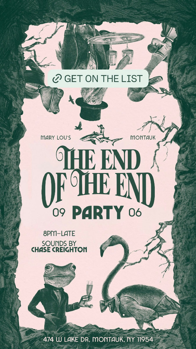 Flyer for The End of the End Party w/ Chase Creighton at Mary Lou's