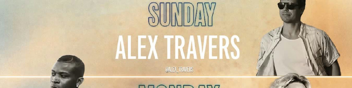 Flyer for ALEX TRAVERS at Montauk Project