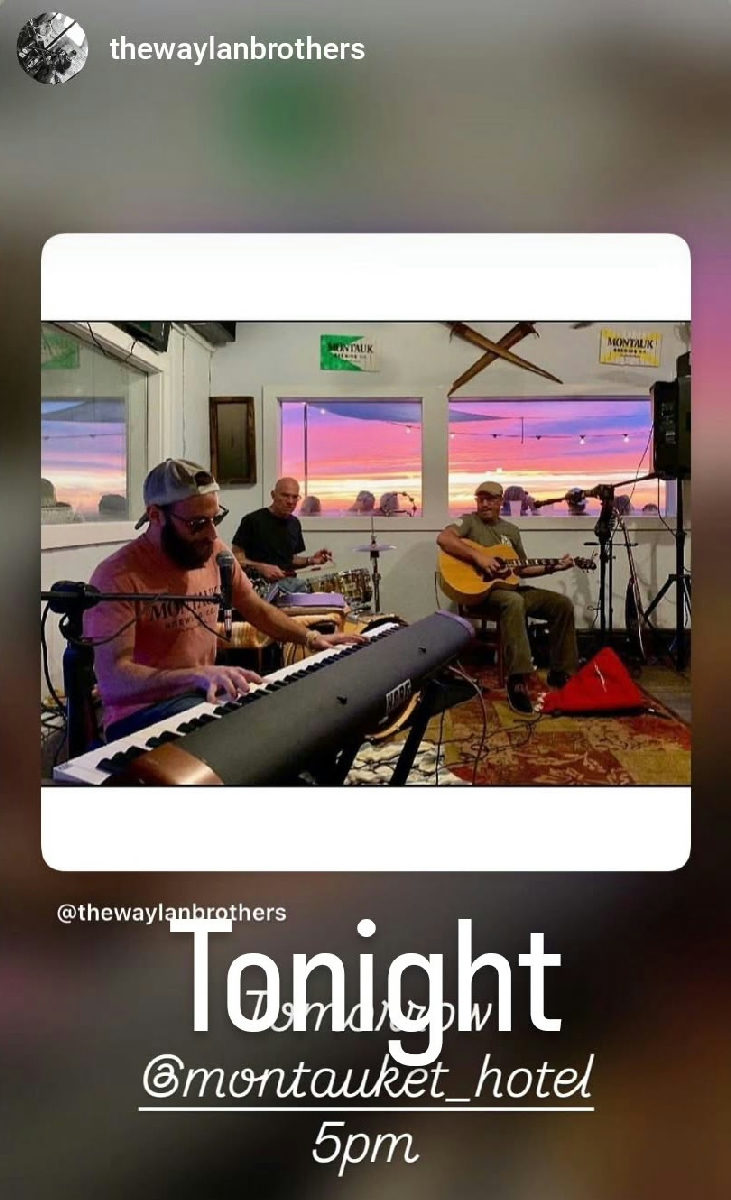 Flyer for The Waylan Brothers at The Montauket