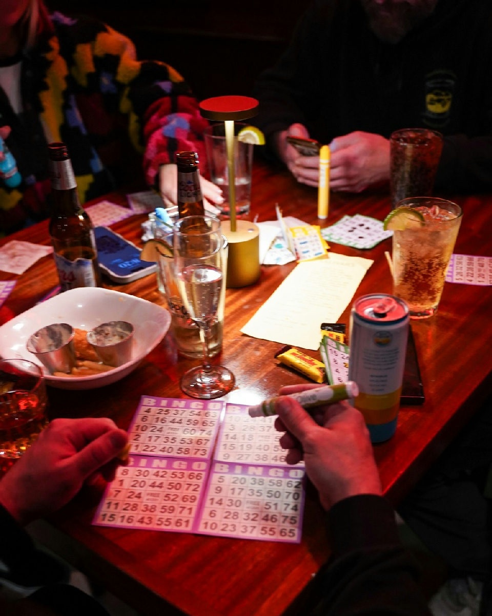 Flyer for Bingo Night at Salivar's Clam & Chowder House