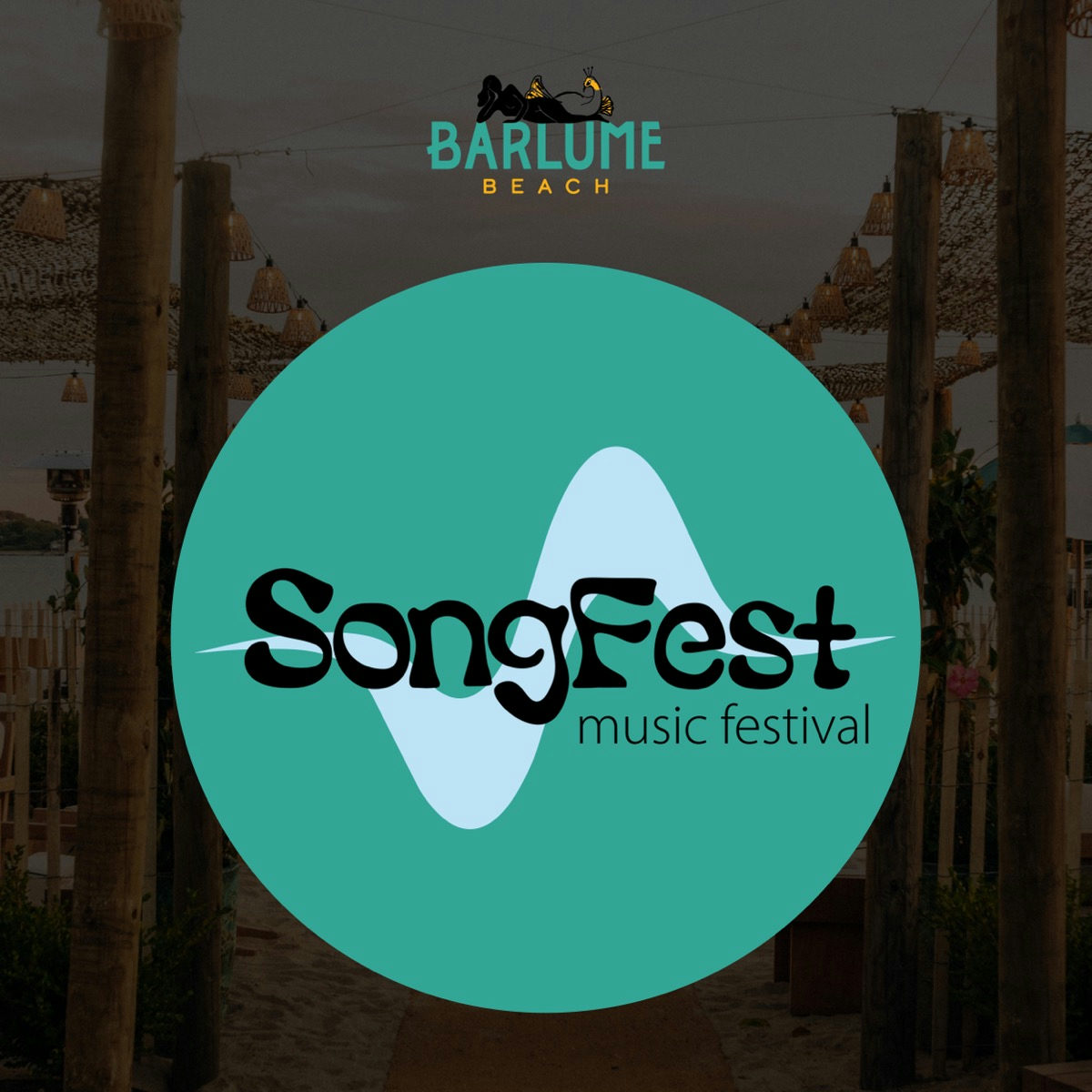 Flyer for Songfest at Barlume Beach
