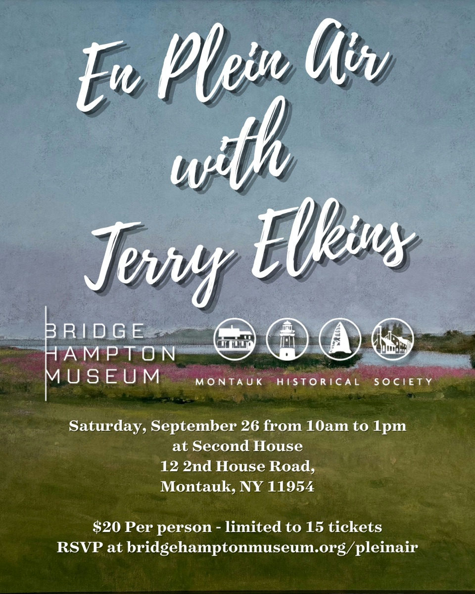Flyer for En Plein Air With Terry Elkins At Second House at Second House Museum