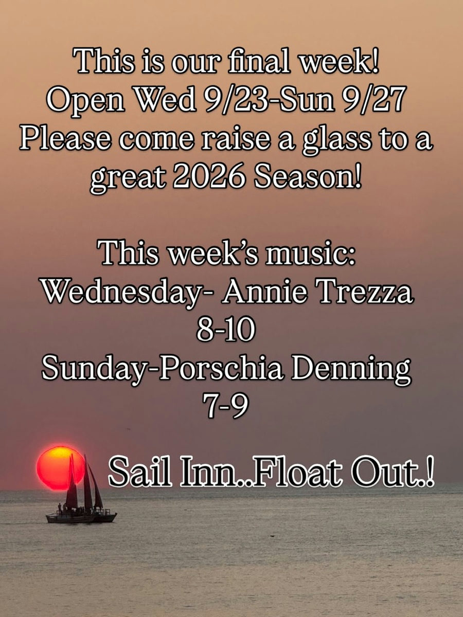 Flyer for Porschia Denning at Sail Inn
