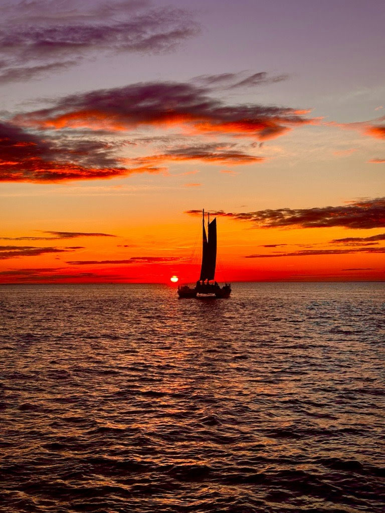 Flyer for Family Friendly Sunset Cruise! at Mon Tiki Boat