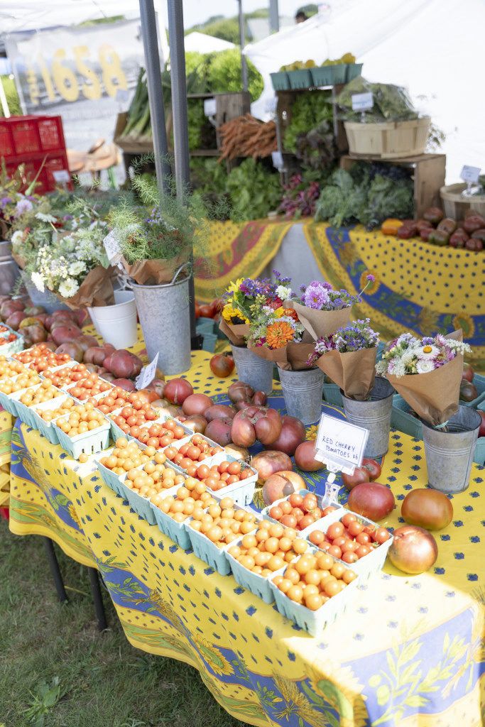 Flyer for Montauk Farmers Market on the Green at The Montauk Green