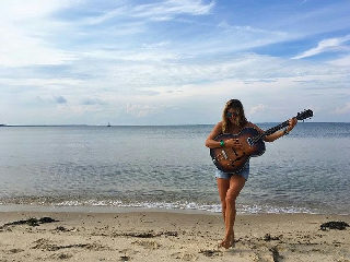Annie Trezza in Montauk